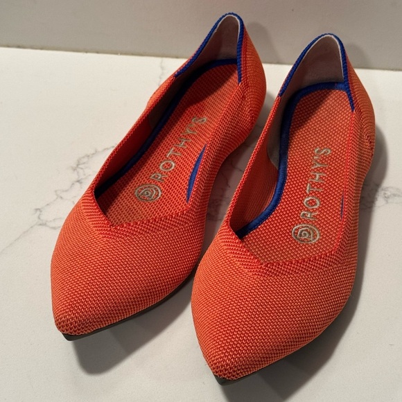 Rothy's - Pointed persimmon flats - Picture 7 of 8